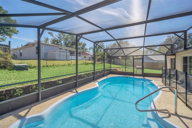 2204 Clementine Trl, Clermont, FL 34714 - view of pool featuring a patio and a lanai