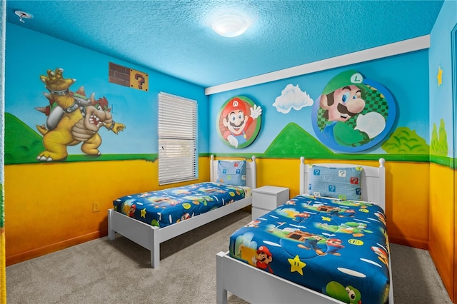 1473 Moon Valley Dr, Davenport, FL 33896 - carpeted bedroom featuring a textured ceiling