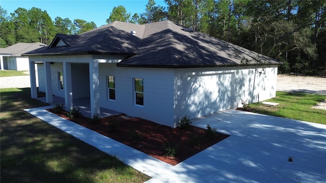 view of side of property