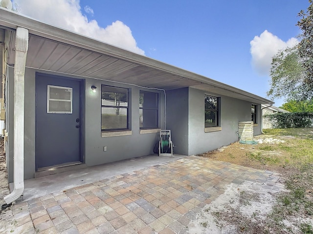 exterior space featuring a patio area