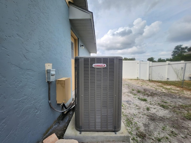 details featuring central AC unit