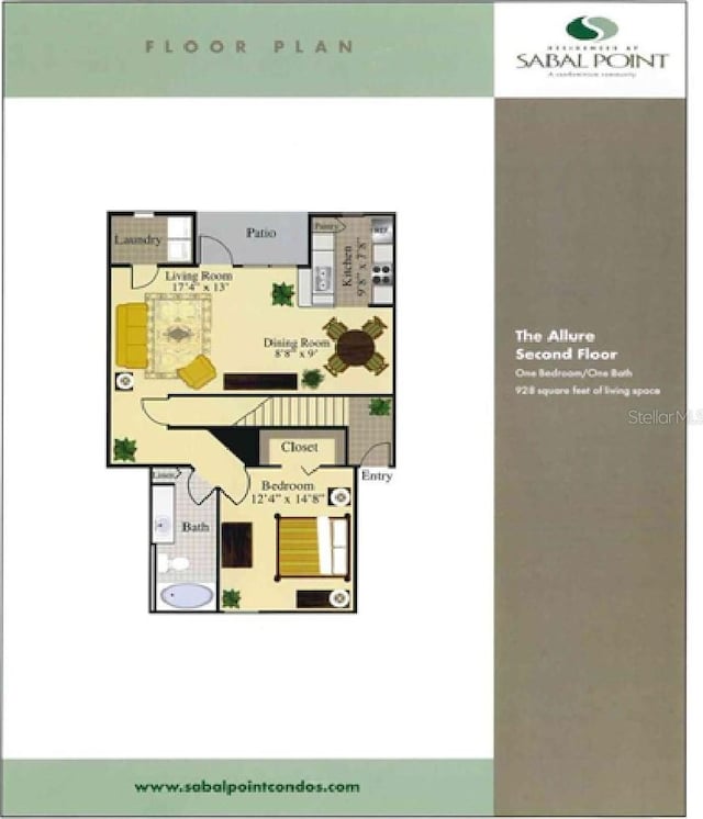 413 Summit Ridge Pl Unit 209, Longwood, FL 32779 - room layout