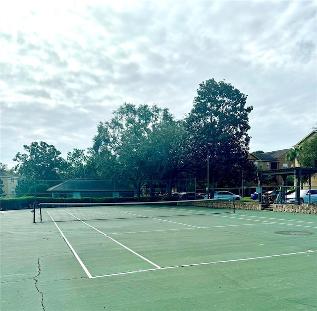 view of sport court