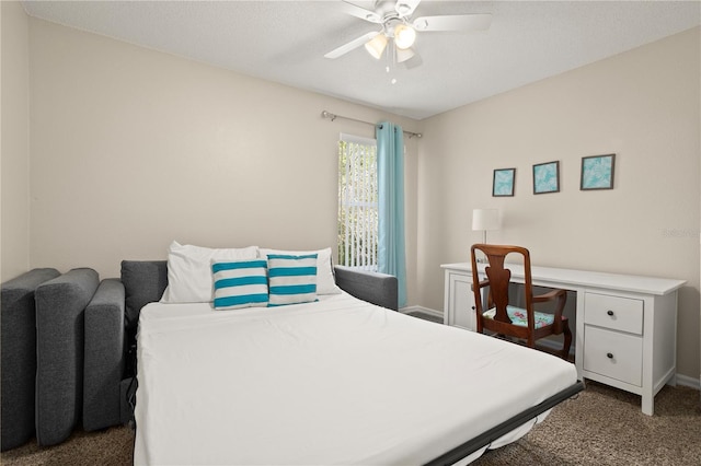 1055 Lake Berkley Dr, Kissimmee, FL 34746 - bedroom featuring carpet flooring and a ceiling fan