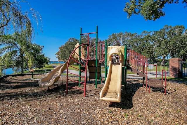 view of jungle gym