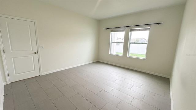 view of empty room