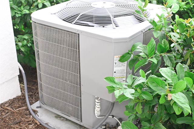 exterior details with central AC unit