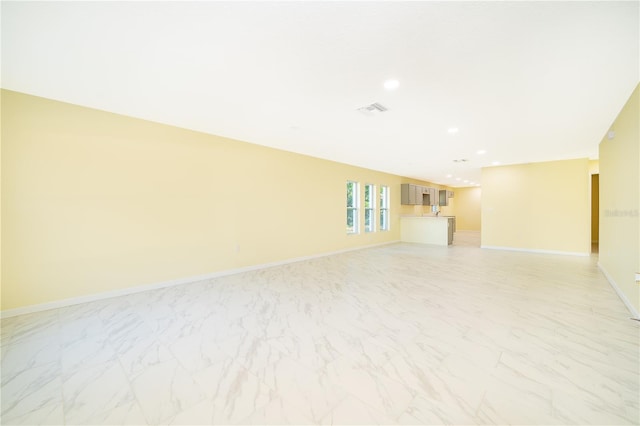 view of unfurnished living room