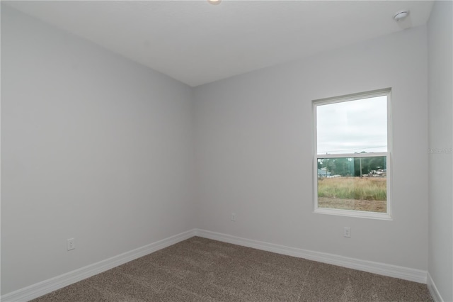 empty room with carpet floors