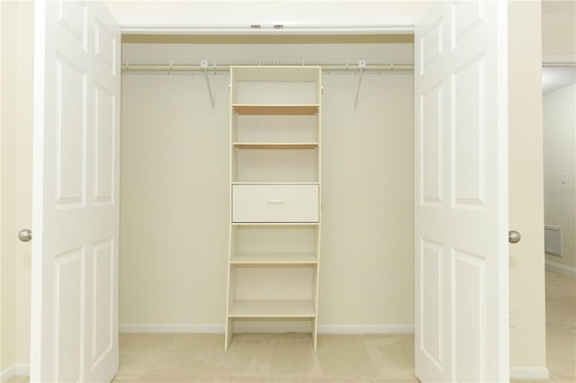 view of closet