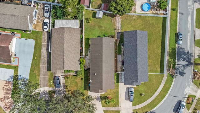 birds eye view of property featuring a residential view