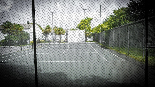 view of sport court