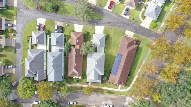 bird's eye view featuring a residential view