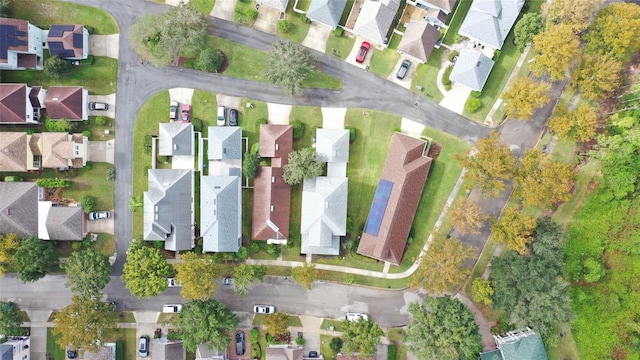 bird's eye view featuring a residential view