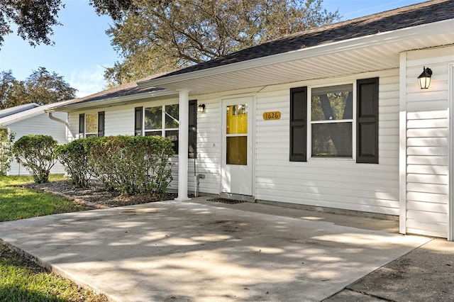 view of front of home