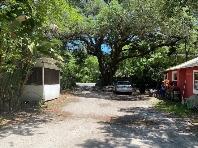 view of road