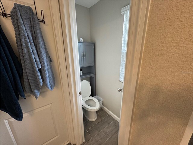 bathroom featuring toilet