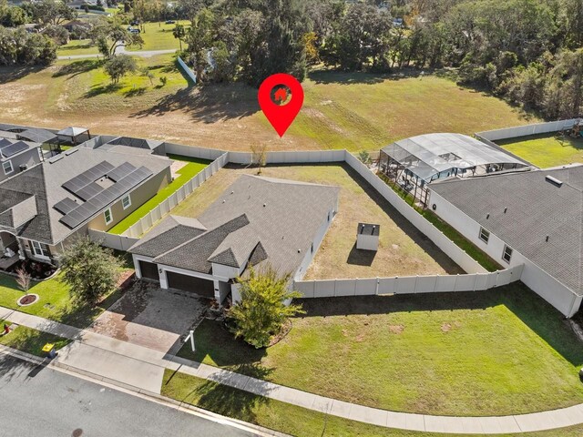 528 Bellissimo Pl, Howey In The Hills, FL 34737 - drone / aerial view featuring a residential view