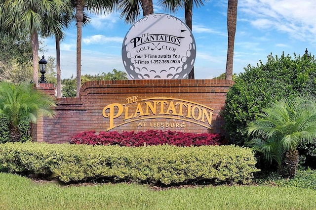 4538 Nottoway Dr, Leesburg, FL 34748 - view of community / neighborhood sign