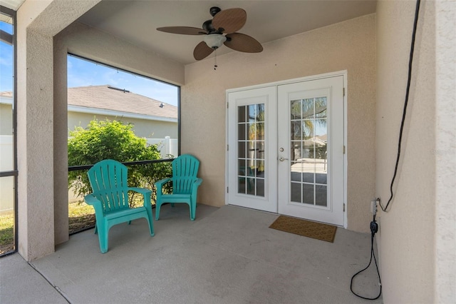 356 Nova Dr, Davenport, FL 33837 - sunroom / solarium featuring french doors