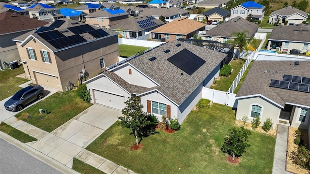 drone / aerial view