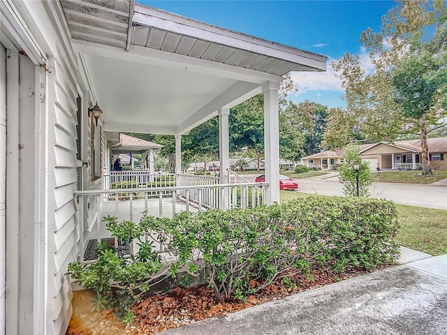 view of patio / terrace featuring a porch