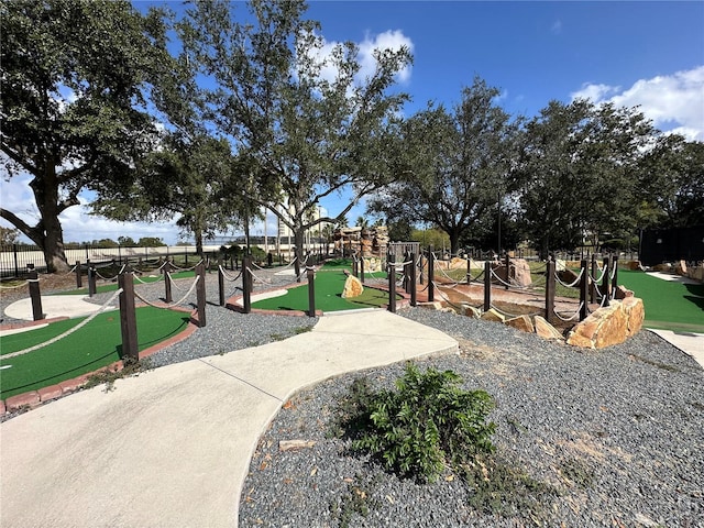 view of home's community featuring a playground