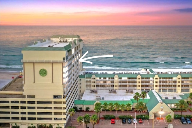 2700 N Atlantic Ave Unit 1003, Daytona Beach, FL 32118 - aerial view at dusk of view of water and beach