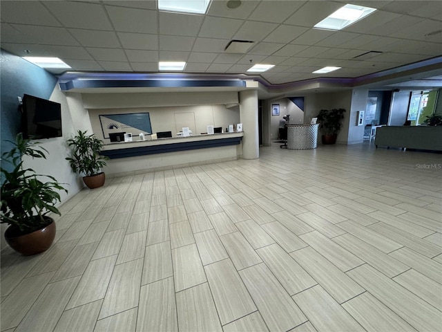 2700 N Atlantic Ave Unit 1003, Daytona Beach, FL 32118 - reception with a drop ceiling