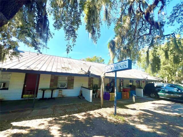 view of property with cooling unit