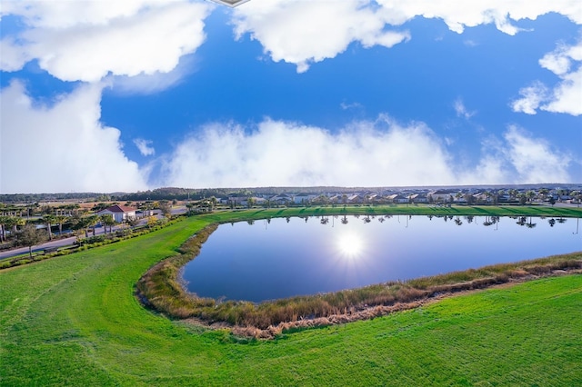 property view of water