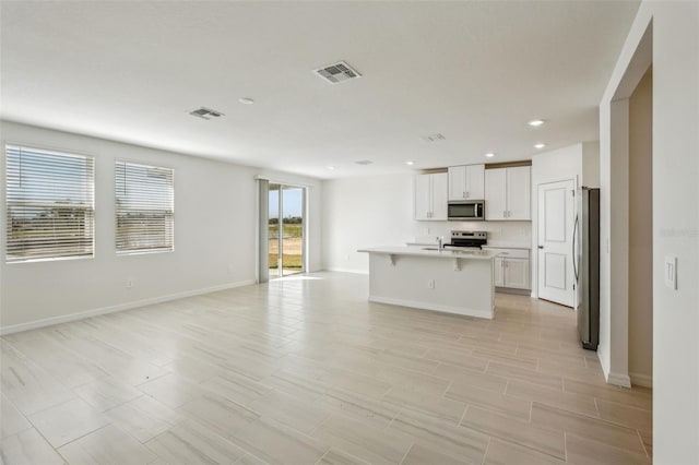 view of unfurnished living room