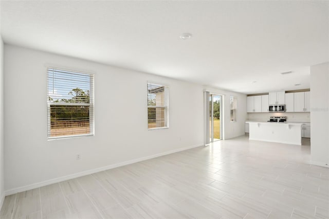 view of unfurnished living room