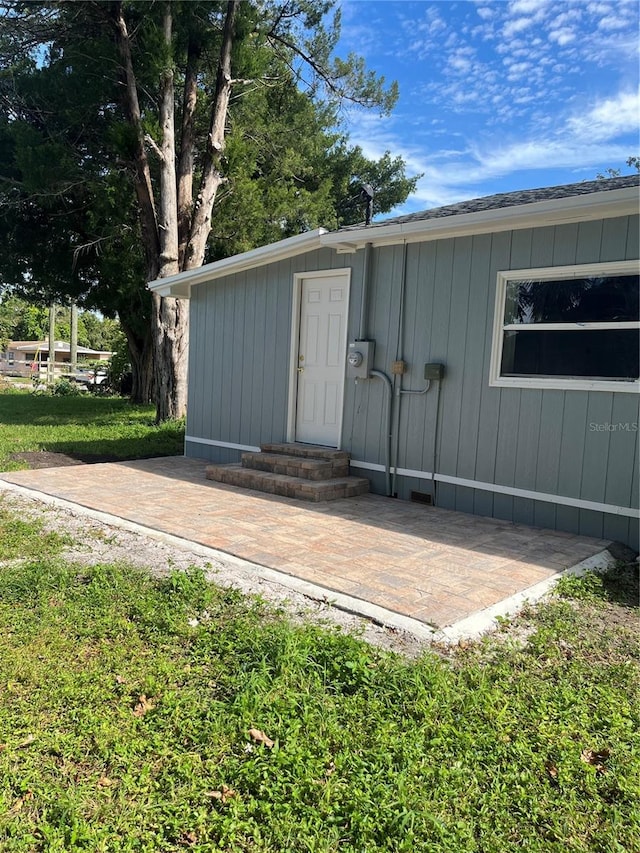 view of outbuilding