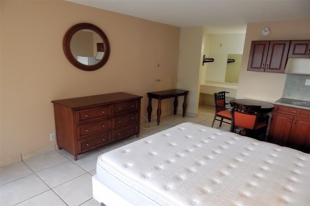 view of tiled bedroom