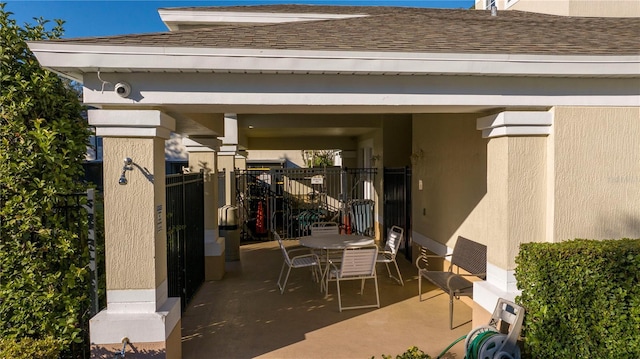 view of patio