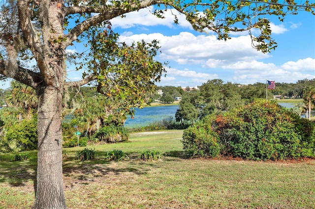 504 Osceola Ave, Eustis, FL 32726 - view of grassy yard with a water view