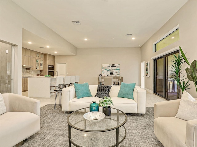 view of living room