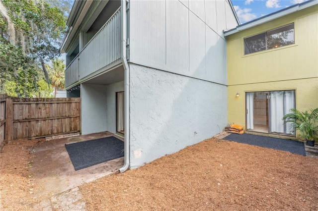 rear view of house with a patio area