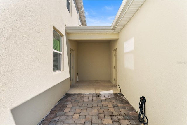 exterior space with a patio