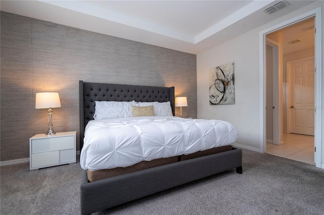 bedroom featuring carpet floors