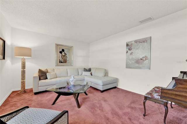 734 Riverbend Blvd, Longwood, FL 32779 - living area with carpet floors, baseboards, and a textured ceiling