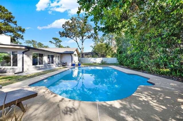 734 Riverbend Blvd, Longwood, FL 32779 - view of swimming pool with a fenced backyard and a patio area