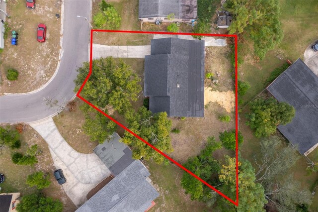3703 Wade Rd, Orlando, FL 32808 - aerial overview of property's location with property parcel outlined