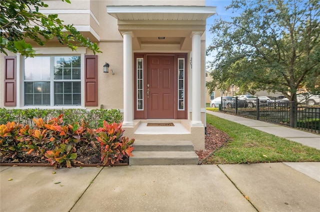 view of property entrance