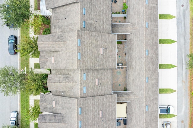 view from above of property