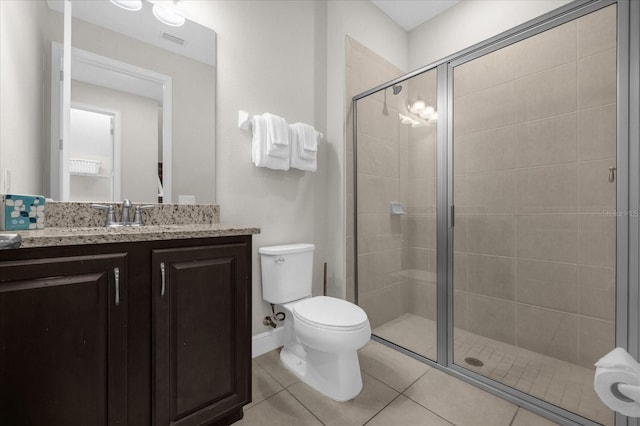 365 Southfield St, Kissimmee, FL 34747 - bathroom with a stall shower, vanity, and tile patterned floors