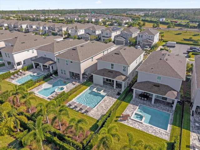 365 Southfield St, Kissimmee, FL 34747 - aerial perspective of suburban area with a pool