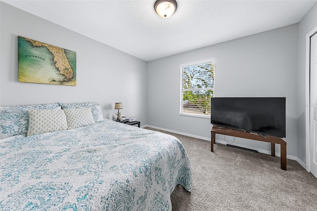 bedroom featuring carpet floors