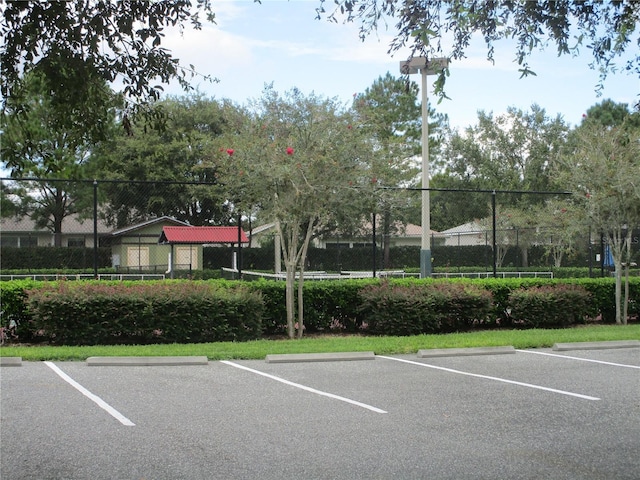 view of vehicle parking